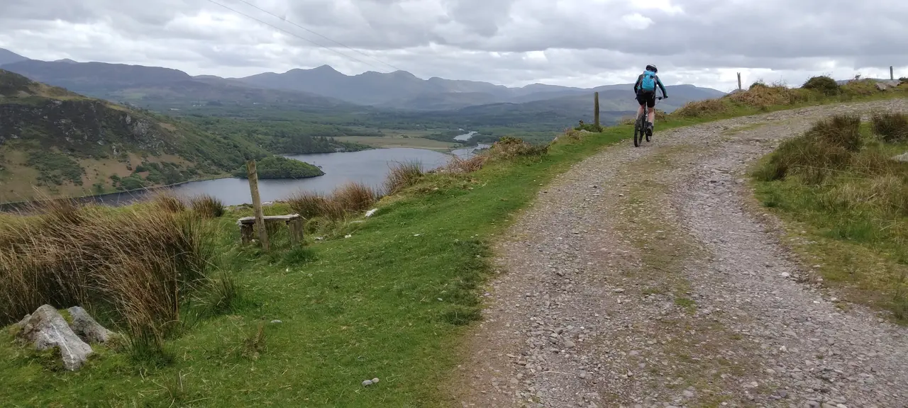 A Kerry Way track above Caragh Lake